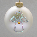 November Angel Ornament with Topaz Birthstone
