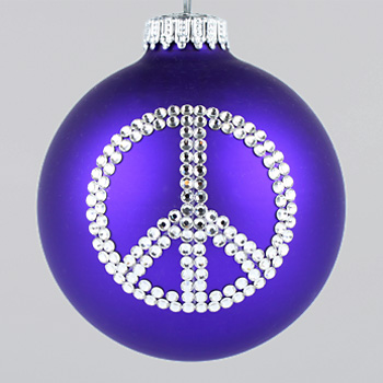 Peace Sign Ornament