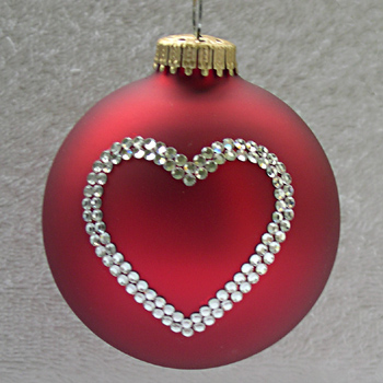 Heart Ornament - Christmas Tree Ornaments Depicting a Heart