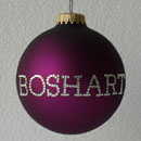 Plum Personalized Ornament