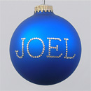 Royal Blue Personalized Ornament