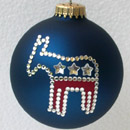 Democratic Donkey Ornament