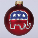 Republican Elephant Ornament