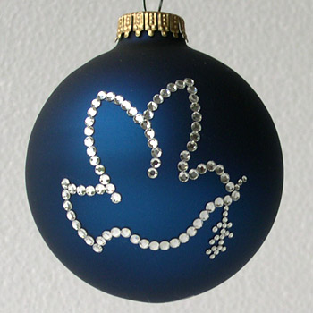 Dove with Olive Branch Ornament