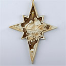 Nativity 8 Pointed Star of Bethlehem Ornament