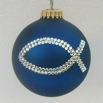 Double Ichthus Ornament